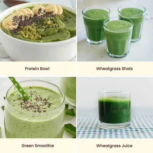 Vista 8 de Wheatgrass - Polvo de 1 libra – Hierba de trigo orgánica USDA de primera calidad, polvo verde molido fino para una mezcla suave, sin OMG, vegano