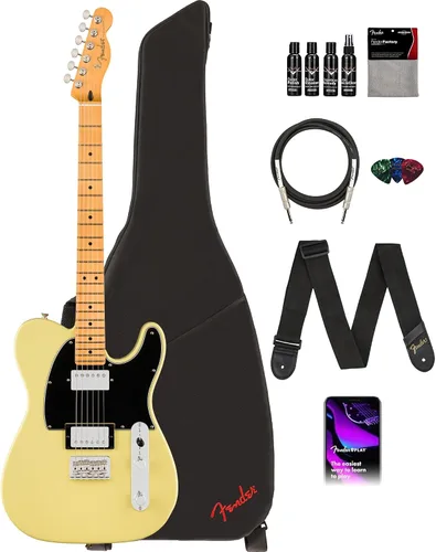 Vista 29 de Fender Player II Modified Telecaster - Paquete de ráfaga de 3 tonos con estuche, correa, cable, juego de púas de 3 piezas y kit de limpieza