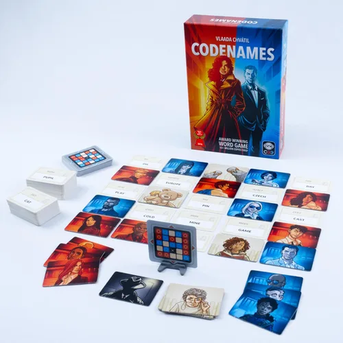 Vista 2 de CGE Codenames Juego de Mesa (2ª Edición) El Juego de Fiesta de Asociación de Palabras Ultra Secreto para Noches de Juegos con Amigos y Familia, 4+