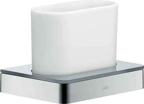 Vista 2 de AXOR Tumbler Easy Install 42834820 - Accesorios modernos de 4 pulgadas en níquel cepillado, 42834820