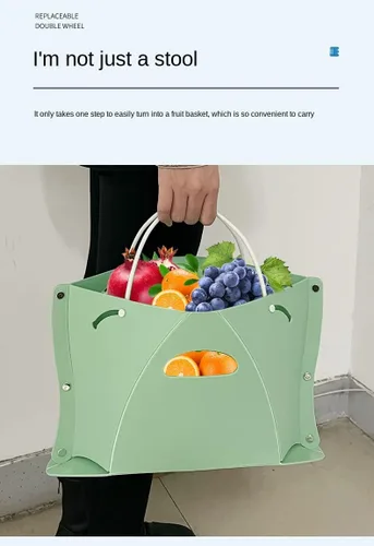 Vista 6 de Taburete plegable + bolso de mano, práctica de boceto, viajes al aire libre, camping, taburete plegable, taburete portátil, taburete ultrafino