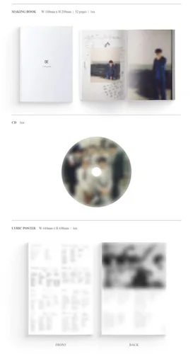 Vista 2 de BTS [BE] DELUXE EDITION LIMITED Album. 1p CD+192p Photo Book+32p Making Book+1p Poster+8p Photo Card+1p Polaroid Card+1p Photo Frame+7p Post Card+1p
