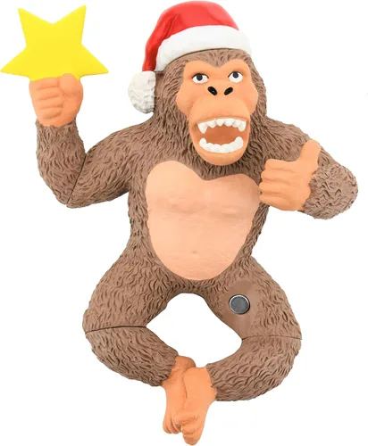 Vista 4 de Tree Buddees King Kong Climbing The Tree - Decoración para árbol de Navidad, grande, 10 pulgadas