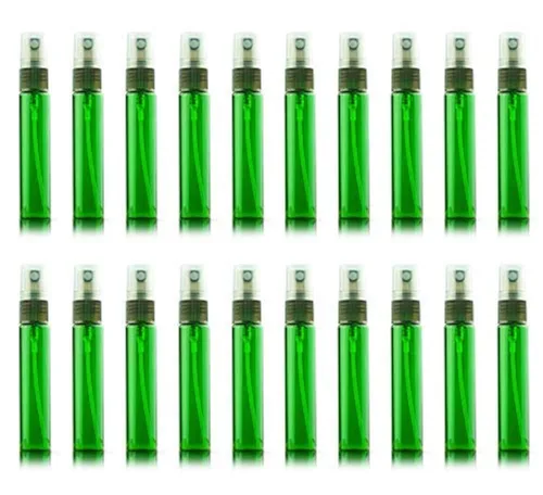 Vista 18 de Paquete de 20 botellas de perfume de viaje con atomizador a granel de 0.3 fl oz, botella vacía hidratante (azul)