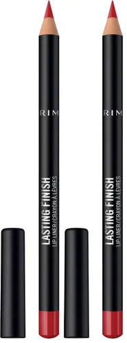 Vista 14 de Rimmel Delineador de labios de acabado duradero, Brownie Pie 8HR Wear Paquete de 2 Pastel de brownie