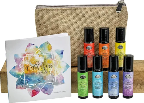 Vista 16 de Fabulous Frannie Aromaterapia Chakra - Sal de baño mineral de pomelo, cassia, incienso, ylang ylang y naranja dulce, aceites esenciales puros, 7