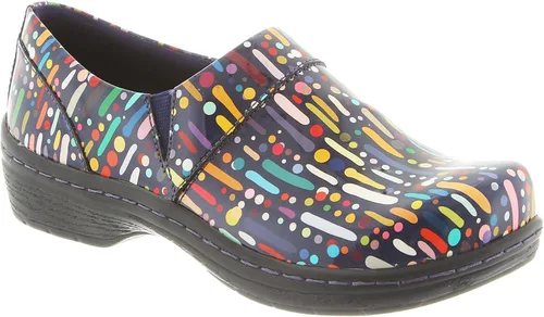 Vista 14 de KLOGS Calzado de mujer Mission diseño cerrado Zueco de enfermería Negro Smooth Wnstn