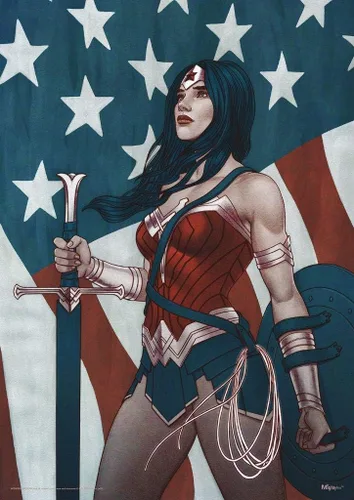 Vista 10 de MIGHTYPRINT DC Comics - Wonder Woman - Lasso of Victory - 17" x 24" Wall Art - Officially Licensed Collectible - Ideal for Gifting and Collecting