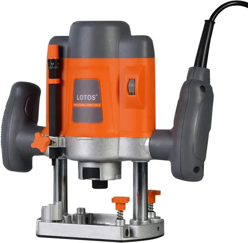 Vista 8 de Lotos ER001 Enrutador Eléctrico de Inmersión para Madera con Borde, 110/120V