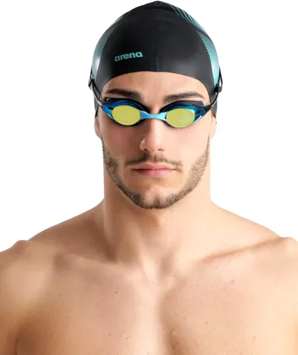 Vista 4 de Arena Unisex Adulto Cobra Swipe Anti-Vaho Gafas de Natación para Carreras con Lentes de Policarbonato Espejo/No Espejo Diseño Hidrodinámico
