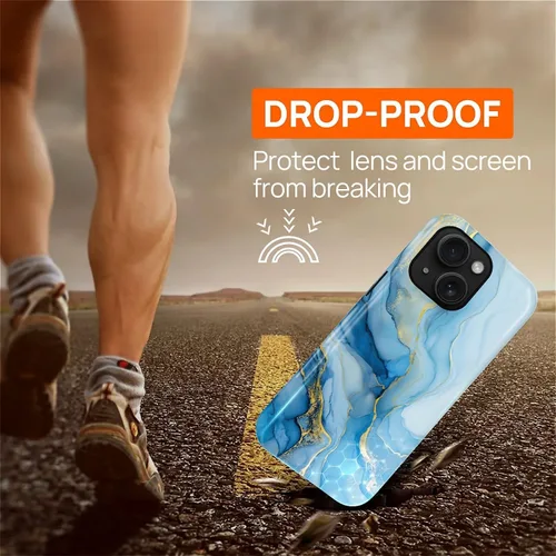 Vista 6 de Funda Compatible con iPhone 13/14 [Compatible con MagSafe] Protección de Doble Capa de Cáscara Dura Híbrida, Funda Magnética Protectora a Prueba