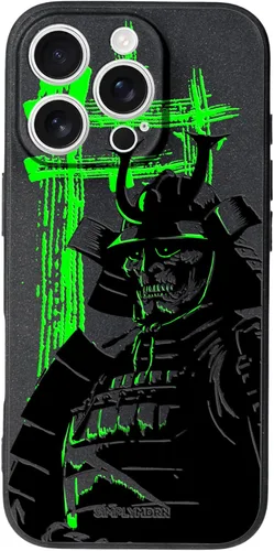 Vista 56 de SIMPLYMDRN Funda delgada para iPhone 12 Pro Max, diseño de guerrero, funda genial para hombres, funda de soldado de combate, delgada y flexible