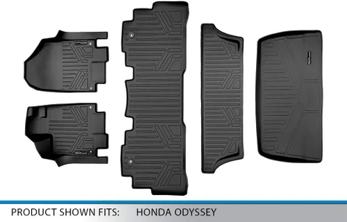 Vista 67 de MAXLINER Juego de alfombrillas de primera fila para Honda Odyssey 2011-2017