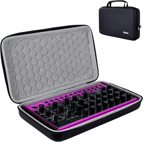 Vista 13 de Bolsa de transporte para controlador MIDI Banworks de poliuretano con carcasa rígida, ajuste personalizado para Ableton Push 3