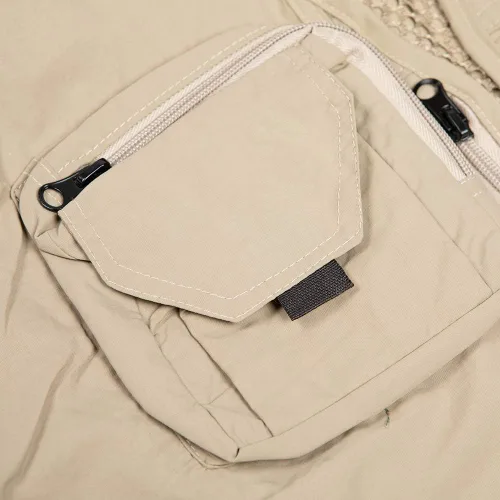 Vista 6 de Chaleco de malla transpirable para mujer, chaleco de pesca para fotógrafo, chaleco de viaje con bolsillos