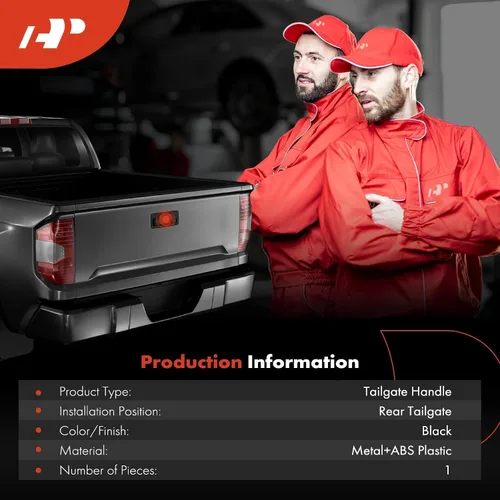 Vista 3 de A-Premium Manija del maletero de la puerta trasera compatible con Toyota Sienna 1998-2003, Sequoia 2001-2007 – Ensamblaje de la manija de la puerta