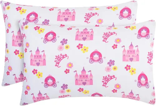 Vista 12 de Everyday Kids Paquete de 2 fundas de almohada de tamaño estándar para almohadas de 20 x 26 pulgadas, 100% microfibra suave y transpirable, perfectas