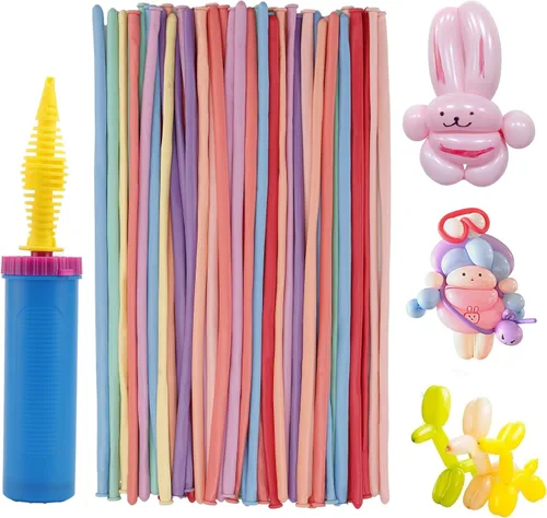 Vista 8 de Bomba de mano para globos, bomba de aire de doble acción bidireccional para globos, portátil para decoraciones de fiesta de cumpleaños