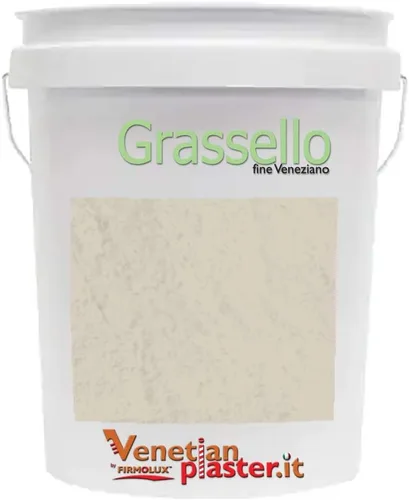 Vista 32 de Grassello Auténtico Yeso veneciano Yeso pulido brillante Hecho en Italia a partir de lima y mármol Colores claros (5) Color: BMAF310 Sutil