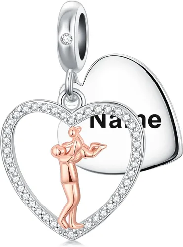Vista 110 de PROESS Dije para padre, madre e hija, pulsera de plata de ley para pulseras, regalos de cumpleaños, día de San Valentín, para hija, madre, amante