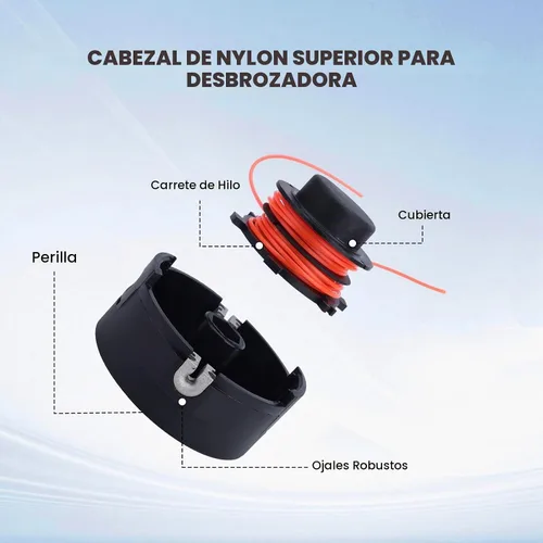 Vista 2 de Cabezal de recortadora 25-2 para Stihl Weed Eater FS130 FS110 FS90