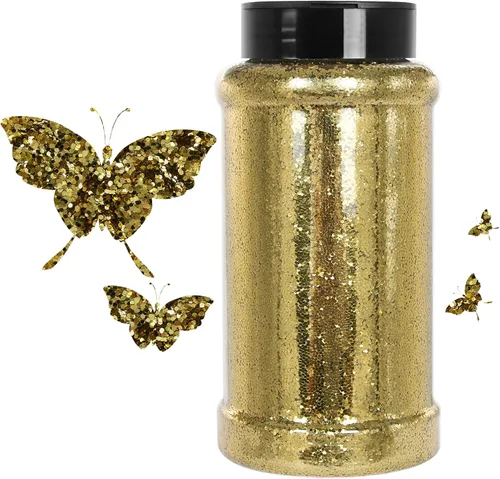 Vista 42 de Purpurina negra ultrafina, 16 onzas (1 libra), purpurina fina para manualidades de resina, uñas, vasos, slime, cosméticos y decoración de festivales
