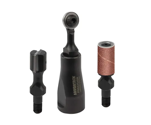 Vista 2 de Arbortech Sistema de tallado de precisión - Juego de accesorios de tallado de precisión de 3 piezas para carpinteros con mini bola Gouge