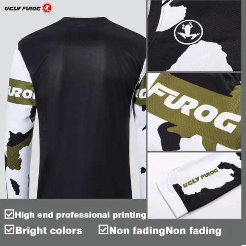Vista 4 de UGLY FROG Bike Wear MTB DH FR Downhill Jersey Shirt color 05