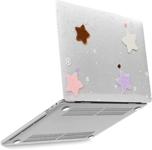 Vista 5 de Hardshell compatible con MacBook Air de 13.6 pulgadas modelo M2 A2681 A3113 M3 Pro Max Chip con pantalla retina, funda rígida de plástico