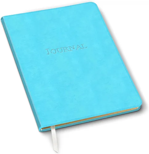 Vista 37 de Diario de cuero Gallery Leather - Elaborado en Maine, EE. UU. - Elegante cuaderno de escritura de cuero con 192 páginas rayadas - Un espacio