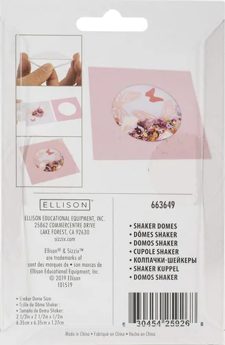 Vista 3 de Sizzix Cúpulas cocteleras, círculo, 2.5 in, paquete de 6 / 2.5 pulgadas