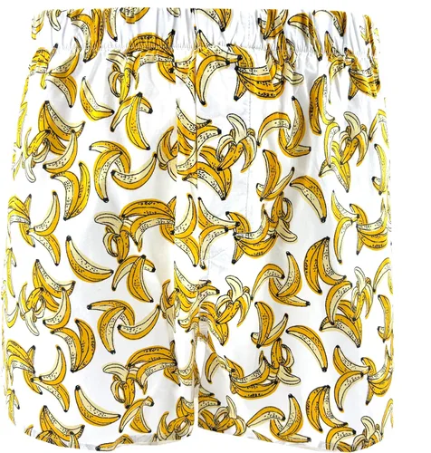 Vista 28 de ROCK ATOLL Calzoncillos tipo bóxer de algodón con estampado novedoso y brillante para hombre Estampado Afrutado Negro
