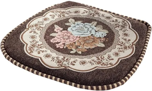 Vista 15 de EORNOW Juego de cojines para silla de comedor con lazos, juego de 1/2/4, almohadillas antideslizantes para silla de comedor con funda extraíble