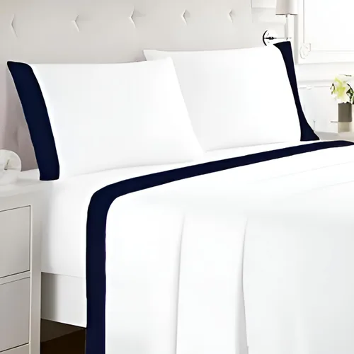 Vista 11 de SGI bedding Sábanas 100% algodón egipcio tamaño individual – Sábanas refrescantes, ropa de cama blanca suave y transpirable, ropa de cama de lujo