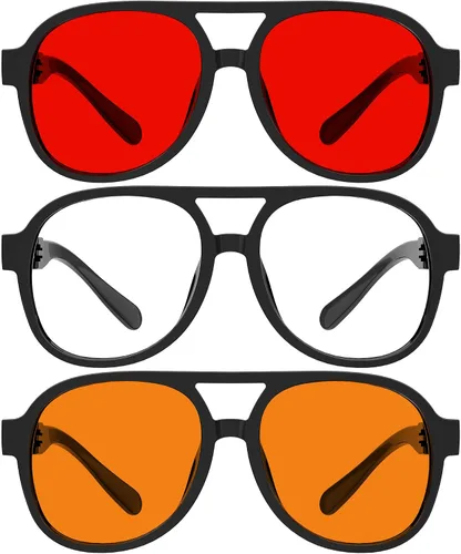Vista 237 de Eyekepper Gafas de luz azul para hombre y mujer, paquete de 6 lentes Pilot Paquete de 6 color mezclado