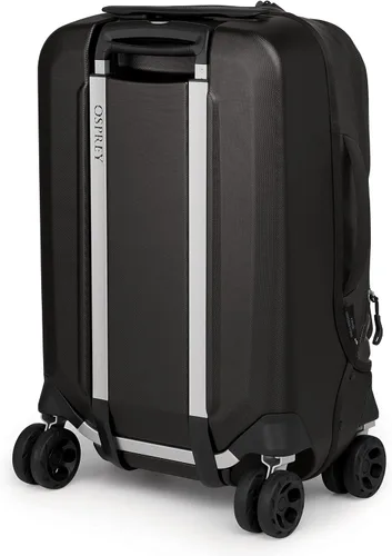 Vista 3 de Osprey Transporter Hybrid Equipaje de mano, 4 ruedas giratorias, 22 pulgadas36 L, color negro