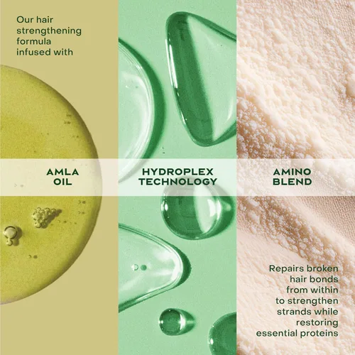 Vista 5 de Acondicionador Sin Enjuague Reparador de Enlaces Shea Moisture con Aceite de Amla Protege Contra el Daño y Fortalece los Enlaces del Cabello