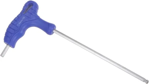 Vista 10 de uxcell Llave inglesa con mango en T de llave hexagonal de extremo de bola de 0.059 in, acero métrico CR-V