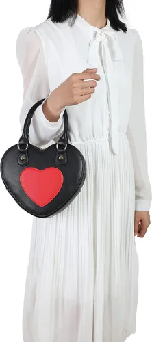 Vista 3 de lola mae Heart Shape Crossbody Bag Zip Around Shoulder Handbag
