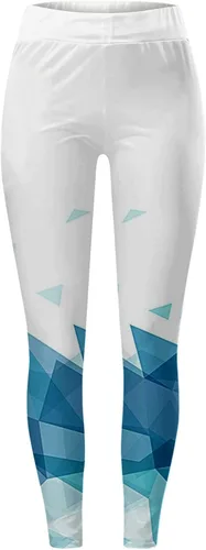 Vista 3 de Lroplie Compression Leggings for Women Seamless Running Stretch Yoga Pants Comfortable Capri Yoga Pants for Workout