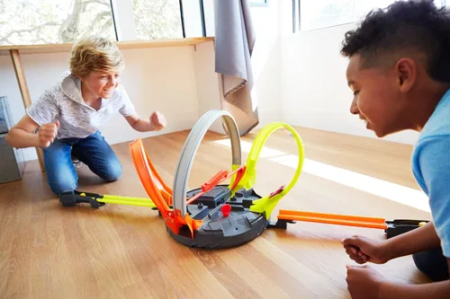 Vista 16 de Hot Wheels Juego de pista Roto Revolution