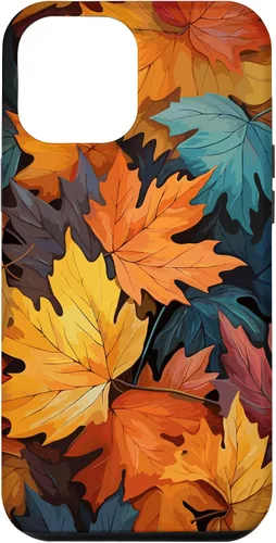 Vista 26 de Colorful Leaves Otoño y Otoño Tema, Otoño Color Funda para iPhone 17