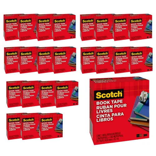 Vista 11 de Cinta para Libros Scotch, 2 pulgadas x 540 pulgadas, Excelente para Reparar, Reforzar, Proteger y Cubrir (845)