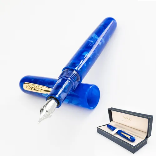 Vista 28 de Pluma estilográfica Conklin All American en negro – Punta ancha, diseño audaz y calidad premium – Regalo ideal para profesionales y entusiastas