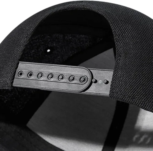 Vista 7 de Sombreros de Jesucristo para hombre, gorra de visera plana para hombre, mochila negra a presión, gorra de béisbol negra