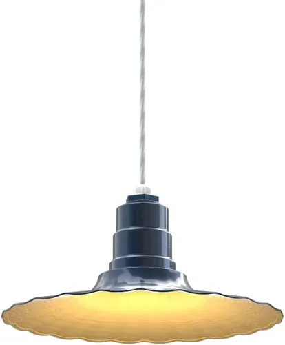 Vista 38 de Steel Lighting Co. Colgante Eagle Rock Lámpara montada en el techo Onda radial de 16 pulgadas vástago de 12 pulgadas Acero resistente