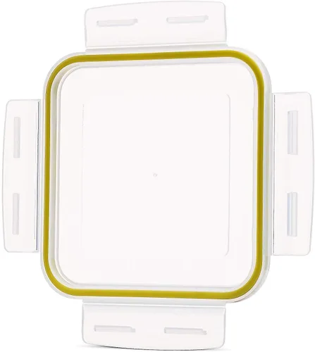 Vista 7 de Almacenador de alimentos para almuerzo Komax Biokips – Separadores para 4 compartimentos de 23 onzas. Recipiente hermético, impermeable, con tapas