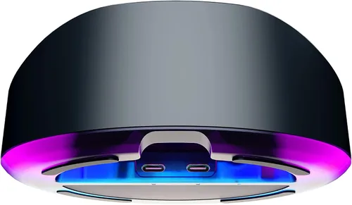 Vista 15 de ROCCAT Syn Max Air PC Wireless 3D Audio RGB - Auriculares para juegos, conexiones inalámbricas y Bluetooth simultáneas, batería de 16 horas y base