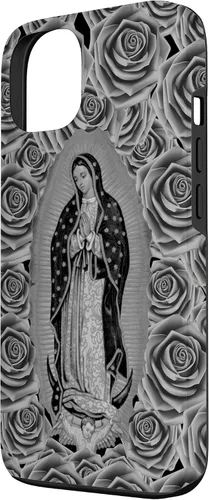 Vista 14 de Funda para iPhone 11 Nuestra Señora Virgen De Guadalupe Virgen María Floral