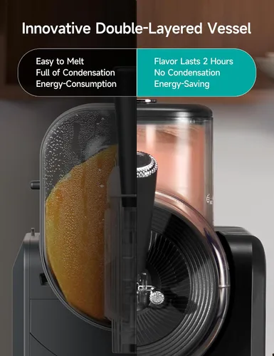 Vista 12 de HiCOZY Máquina de Granizados F3 y Máquina de Helados Suaves, Sin Necesidad de Hielo, Autolimpiante, 5 Configuraciones Preestablecidas para Helados